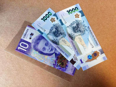 【Blue Auction】✨世界纸币精拍第590期【精】 【一组3张 含AA冠获奖钞】加拿大 2018年10元&菲律宾 2022年1000比索 全新UNC