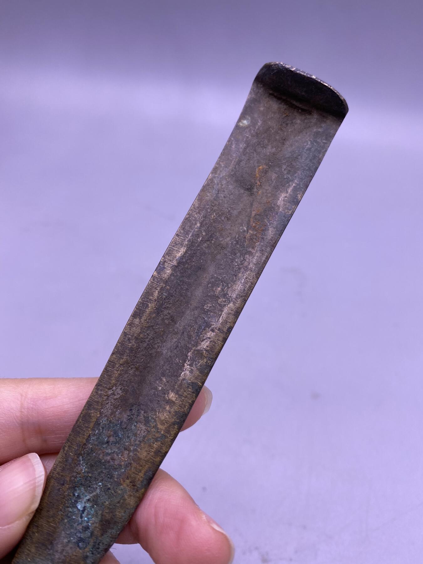 清代文房铜书拨 书压，尺寸20.3厘米，品相如图，150包快递
