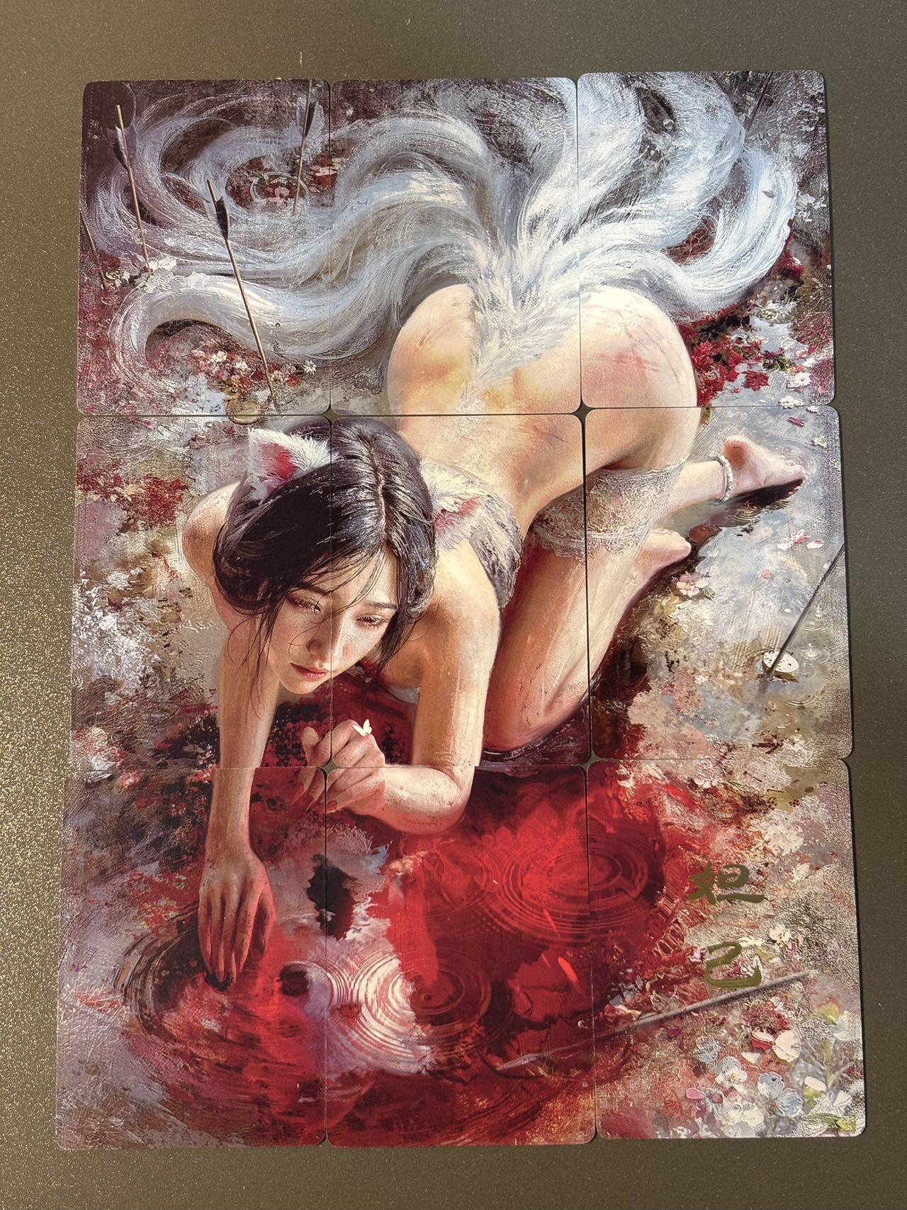 阿拉巴斯坦 小王子精品卡牌拍卖第三场  燎原 刷子妖姬传第1-10弹九拼普卡 共18个人物全162张卡（第1、第5弹单人物，其他都是双人物）包含绝版大缺铁扇公主