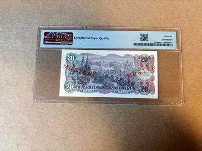 【Blue Auction】✨世界纸币精拍第590期【精】 【样钞】奥地利 1956年20先令 PMG66EPQ 