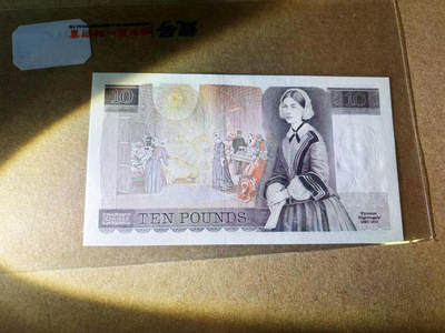 【Blue Auction】✨世界纸币精拍第590期【精】 【无47】英国 D序列 10镑 UNC品相 