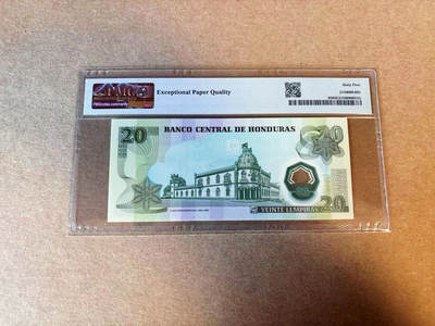 【Blue Auction】✨世界纸币精拍第590期【精】 【无47】洪都拉斯 2008年20伦皮拉 PMG65EPQ 
