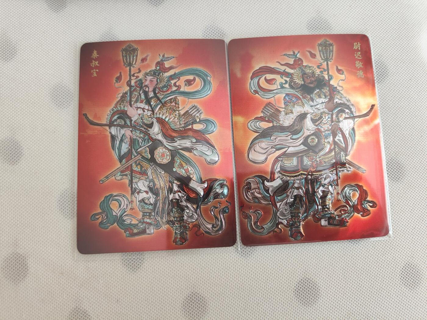 阳大大卡牌超级大甩拍第29期（固定周五晚上八点截拍，持续收拍品，进群福利早知道） 燎原卡牌 雕仙《列仙卷》中卷 浮雕特卡 门神一对