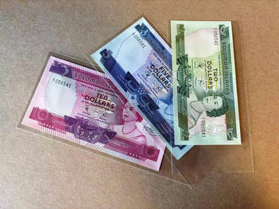 【Blue Auction】✨世界纸币精拍第590期【精】 【一组3张A/1首发全同号】所罗门群岛2-10元 女王 全新UNC