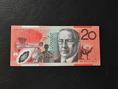 1994年首发澳大利亚20元塑料钞（稀有年份）全新UNC - 1994年首发澳大利亚20元塑料钞（稀有年份）全新UNC