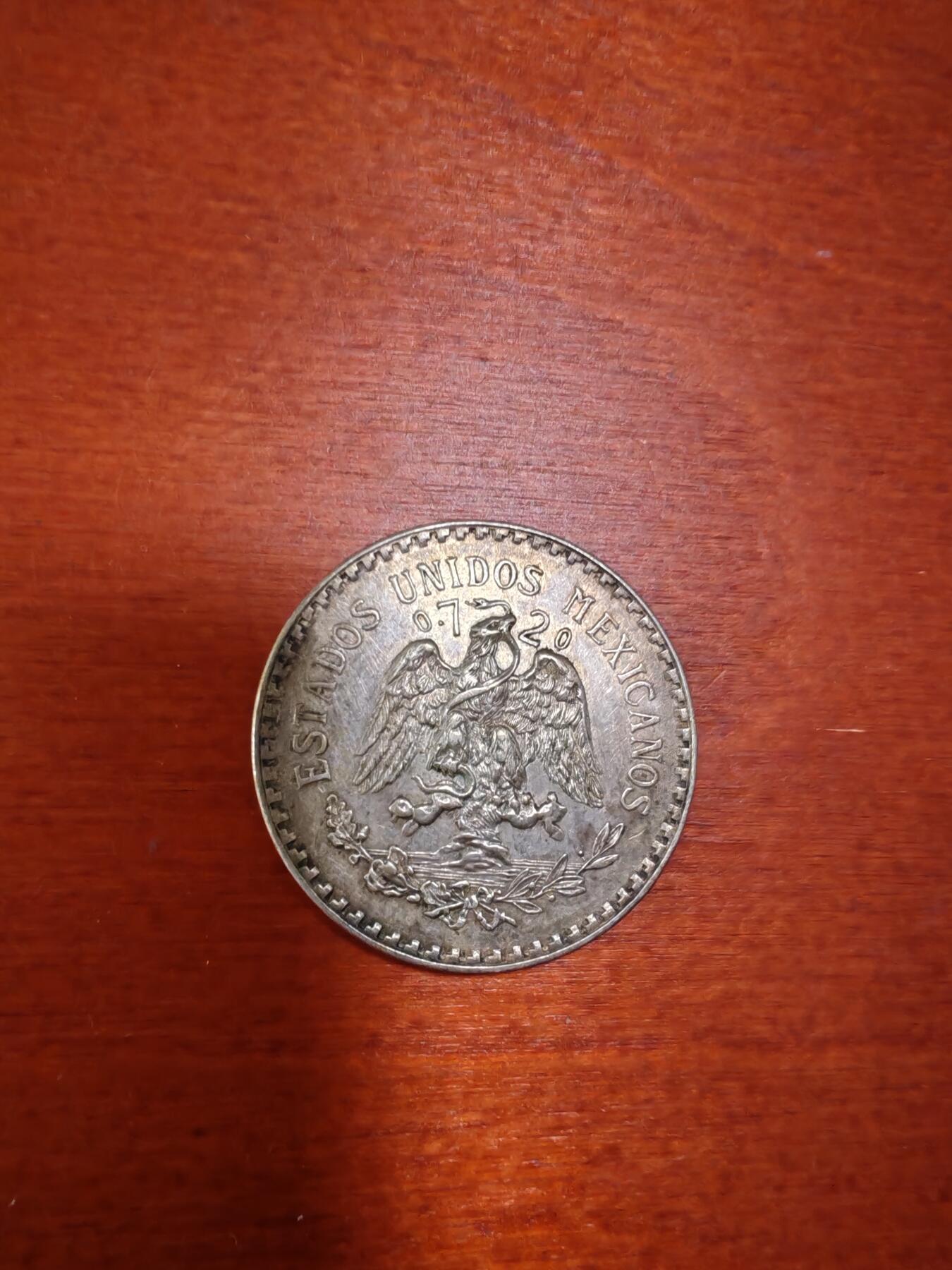 长老汇龙年精选第三十三场拍卖 1934墨西哥1比索鹰洋，好品，高点都在