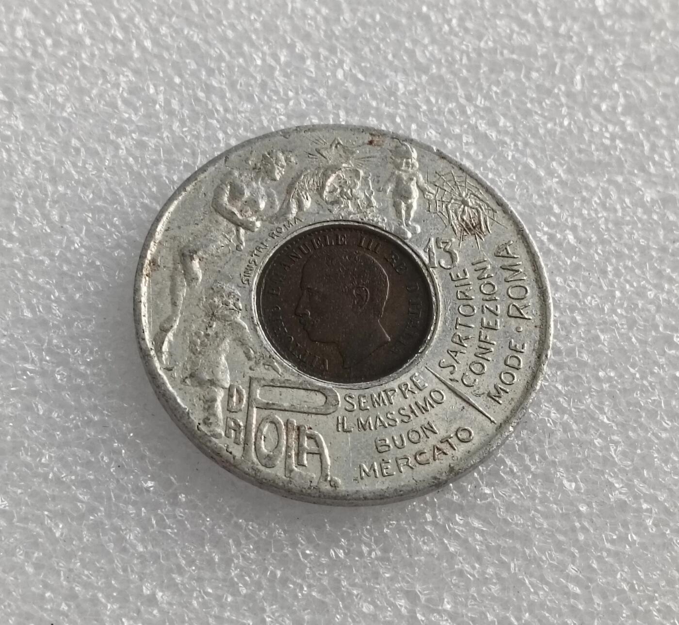 瓶子🏺第170期拍卖会  稀少意大利1906年1分趣味币