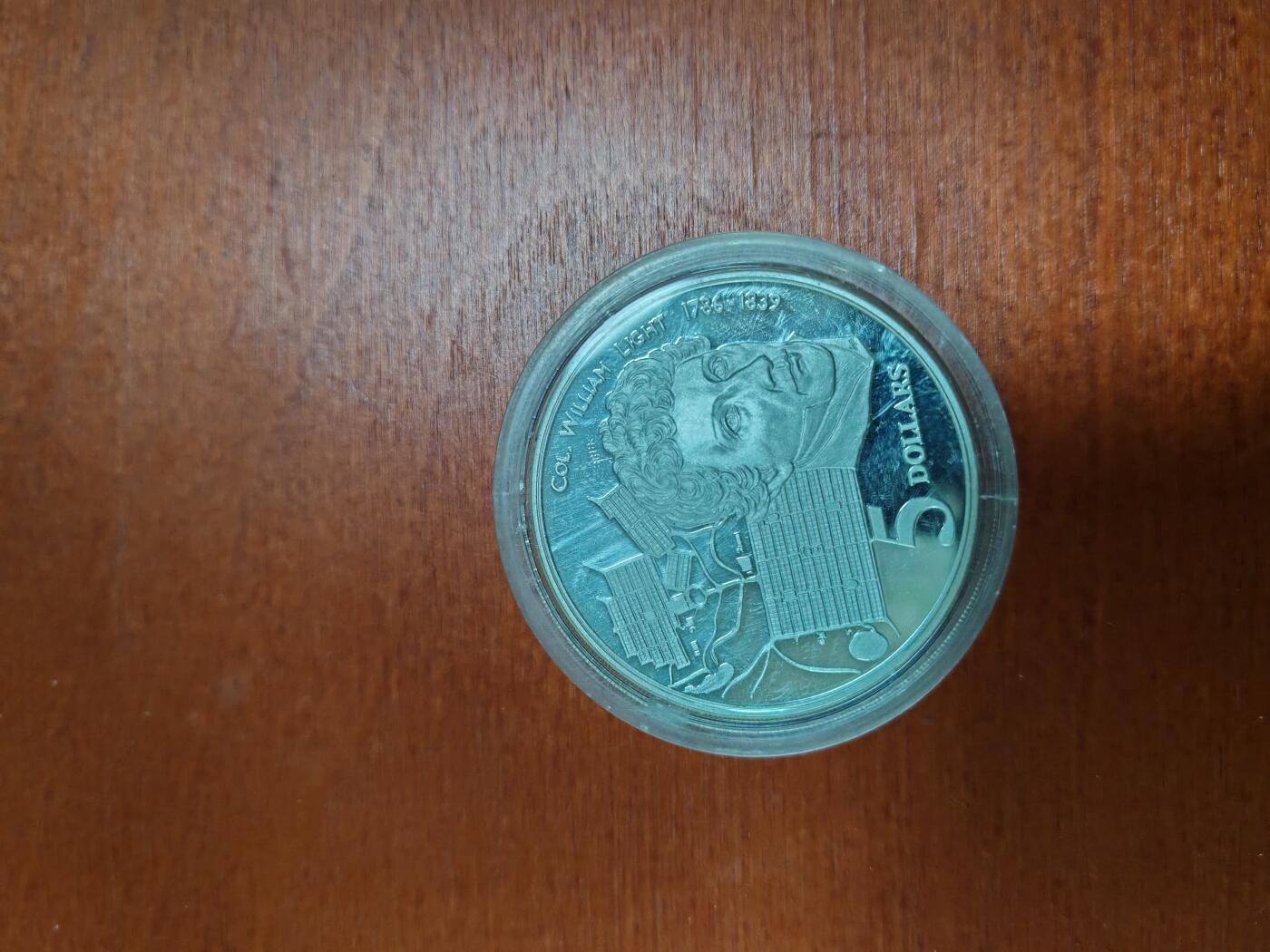 长老汇龙年精选第三十三场拍卖 1995澳大利亚5奥元精制银币，高价品种
