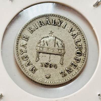 文馨钱币收藏第 193 场，世界各国老铜币 - 1894 年奥匈帝国 10 菲勒