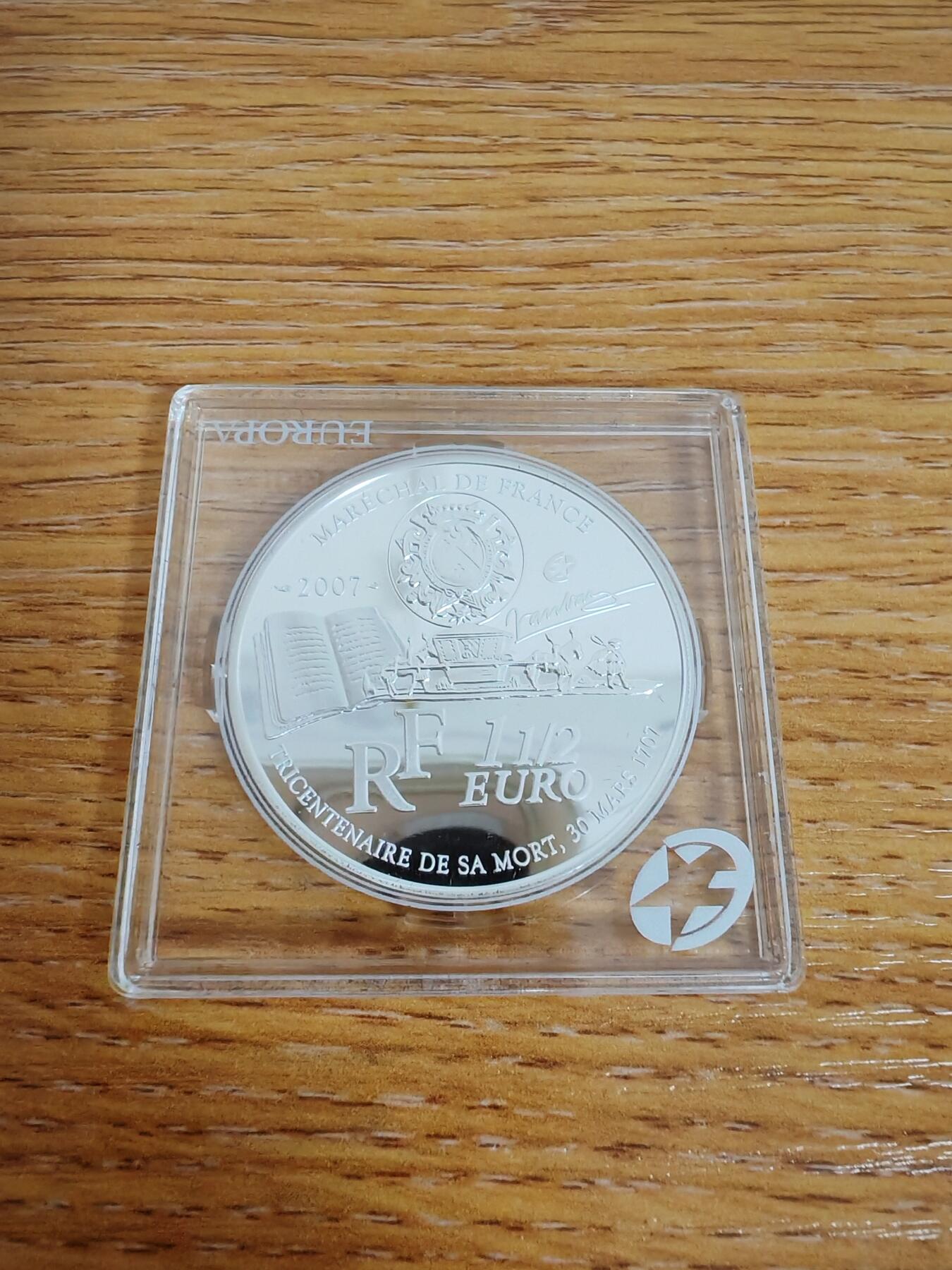 长老汇龙年精选第三十三场拍卖 2007法国1.5欧元精制银币