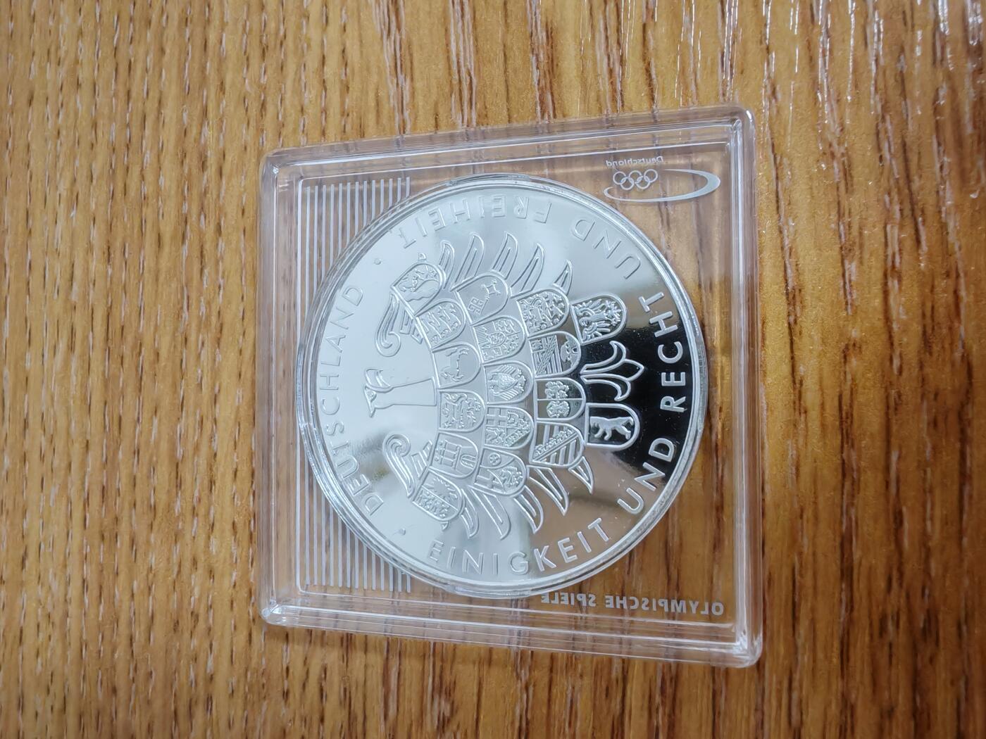 长老汇龙年精选第三十三场拍卖 德国北京奥运精制银章，克朗型