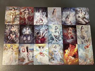阿拉巴斯坦 小王子精品卡牌拍卖第三场  - 燎原 刷子妖姬传第1-10弹服饰a普卡 共18个人物全（第1、第5弹单人物，其他都是双人物）包含绝版大缺铁扇公主