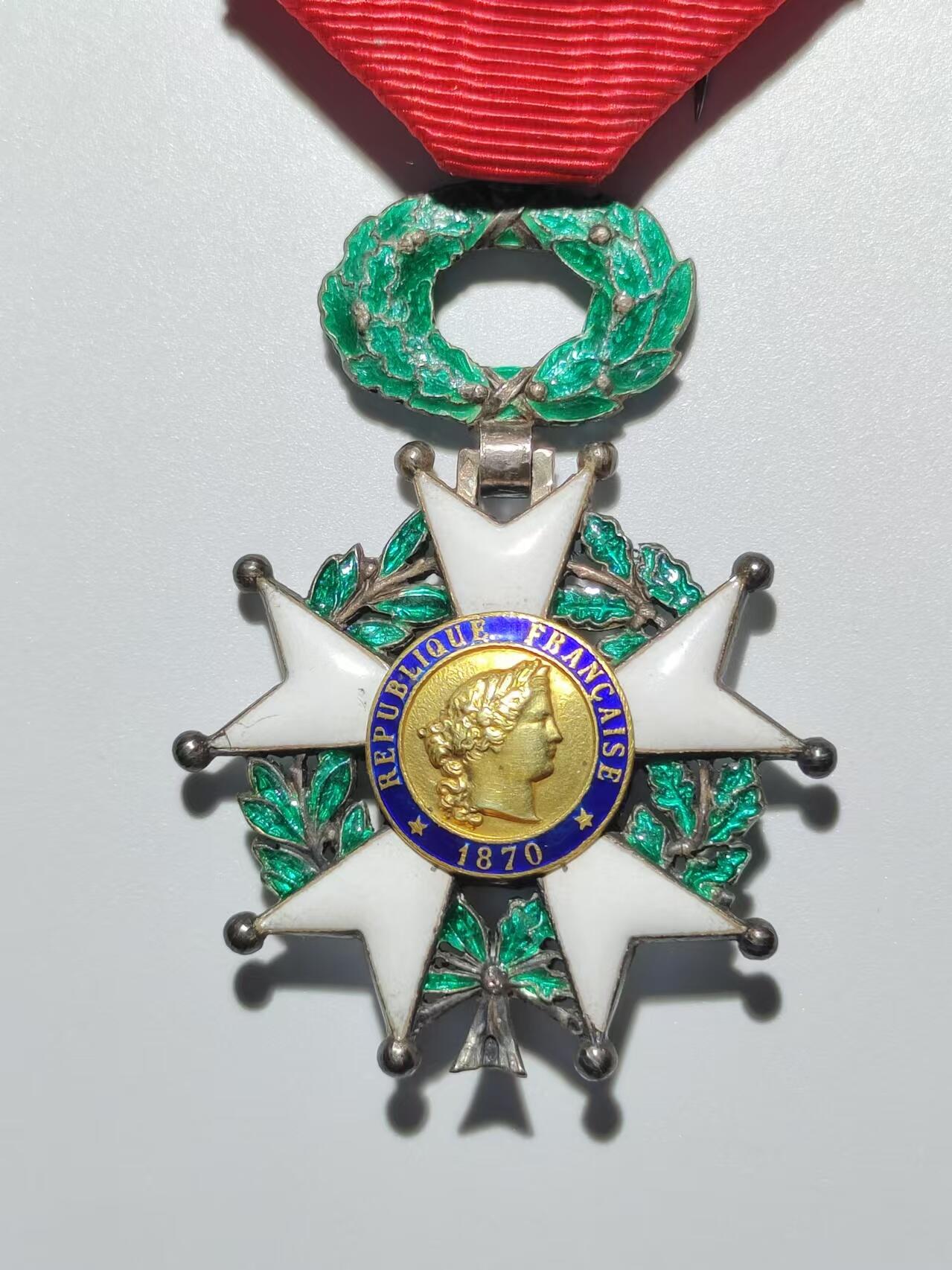 韵星假日精品2024冬季军品类拍卖会-- Rimey Holidays Boutique 2024 Winter Militaria Sale 法兰西共和国骑士级荣誉军团勋章