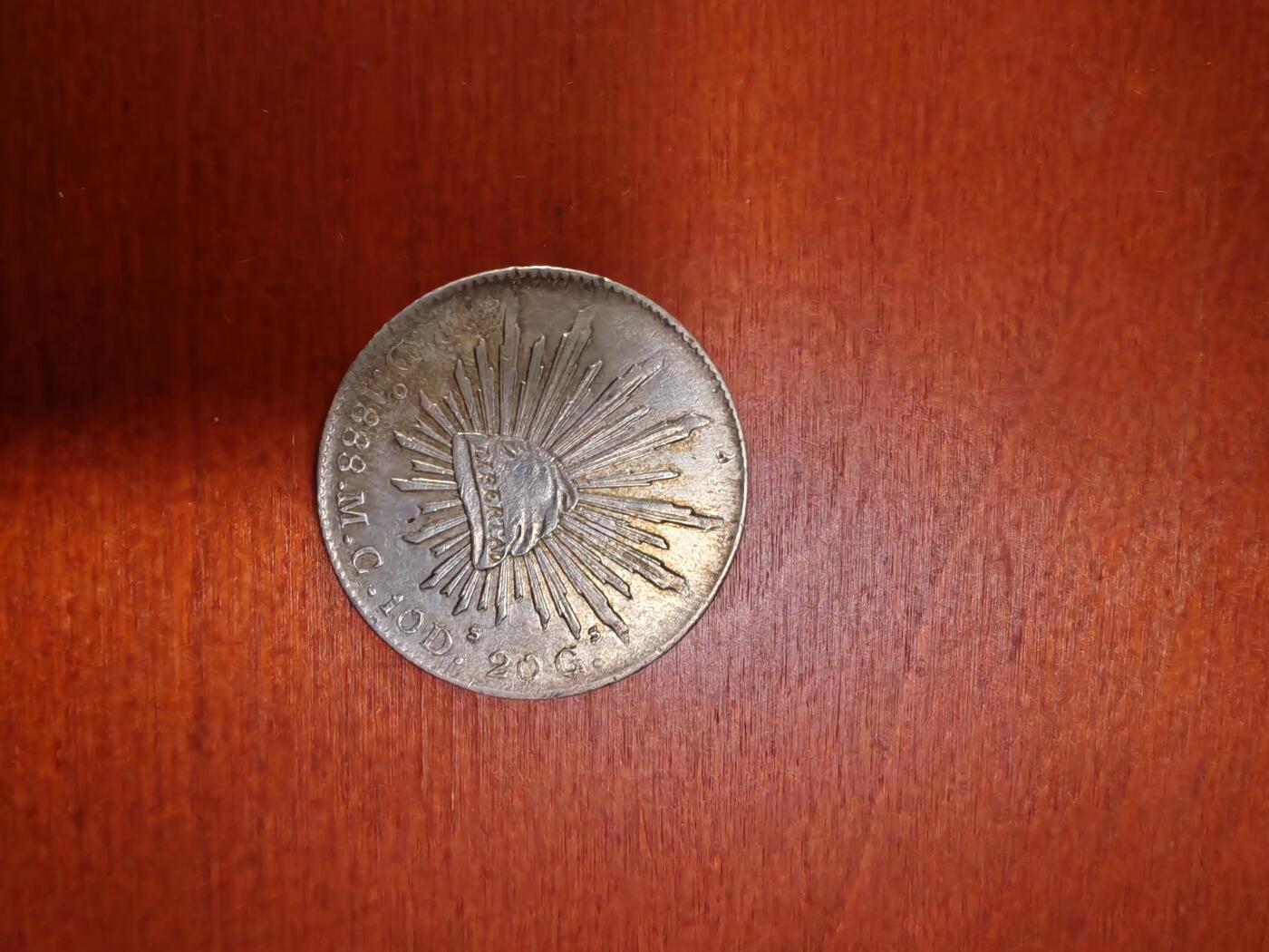 长老汇龙年精选第三十三场拍卖 1888墨西哥8里亚尔鹰洋，发财年，未流通品，可评级