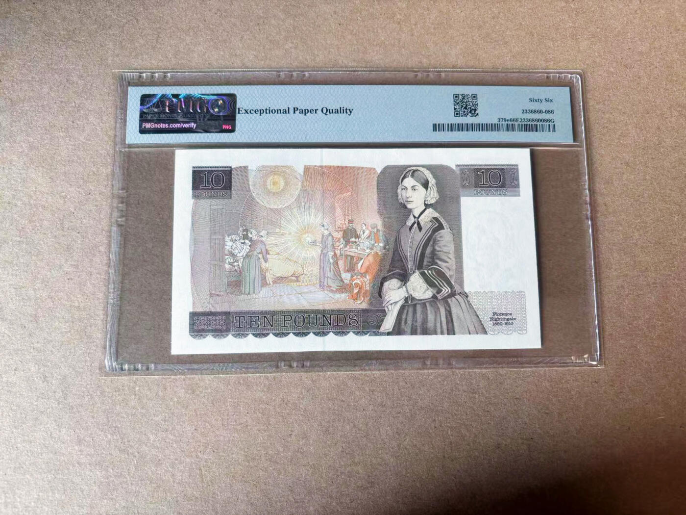 【Blue Auction】✨世界纸币精拍第591期【精】 英国 1988-91年10镑 PMG66EPQ 