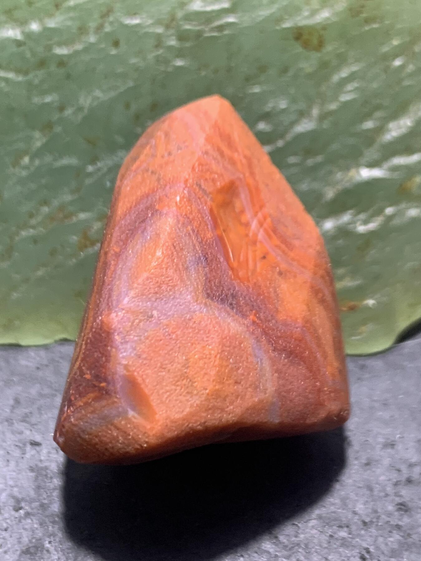 精美天眼纹南红玛瑙明料原石一颗，