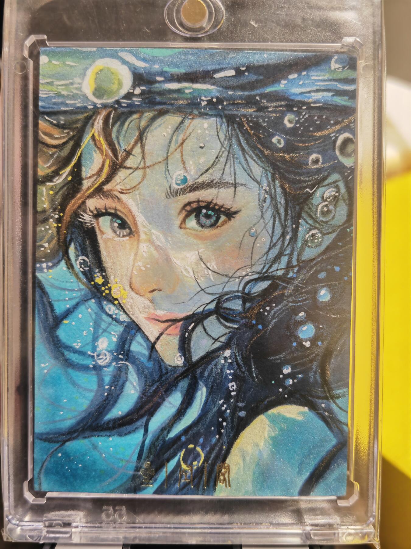 阳大大卡牌超级大甩拍第29期（固定周五晚上八点截拍，持续收拍品，进群福利早知道） 【手绘卡】萝莉军团  知名画师苏苏   水中魅影