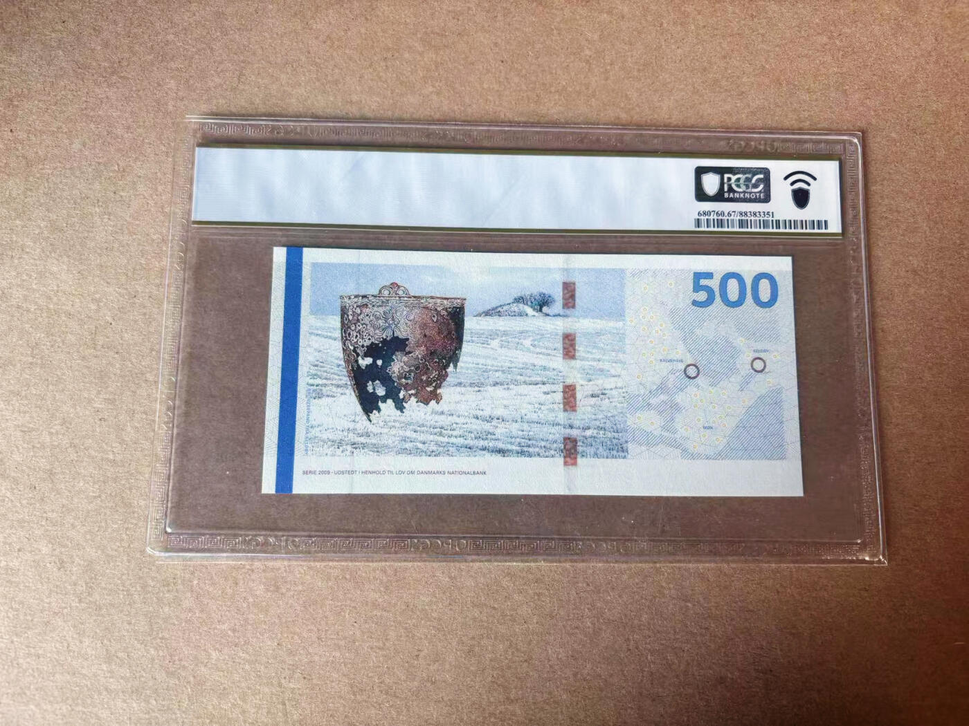 【Blue Auction】✨世界纸币精拍第591期【精】 【无47】丹麦 2011年500克朗 PCGS67EPQ 