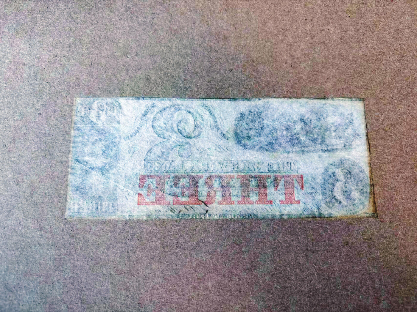 【Blue Auction】✨世界纸币精拍第591期【精】 【手签实钞 992小号 非常少见的版本存世量极少】美国 罗德岛 1857年3美金 美女 农作场景  设计精美 AU品相 原汁原味 