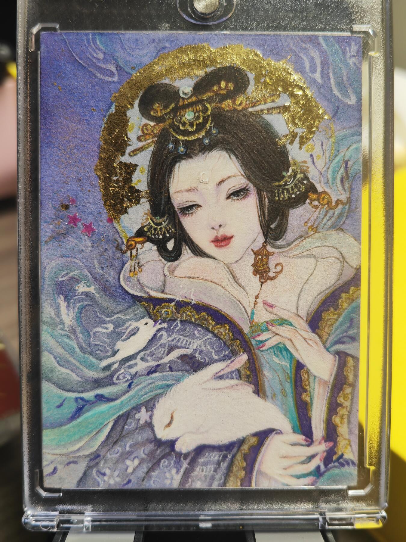 阳大大卡牌超级大甩拍第29期（固定周五晚上八点截拍，持续收拍品，进群福利早知道） 【手绘卡】光之城  知名画师辰一   广寒宫嫦娥