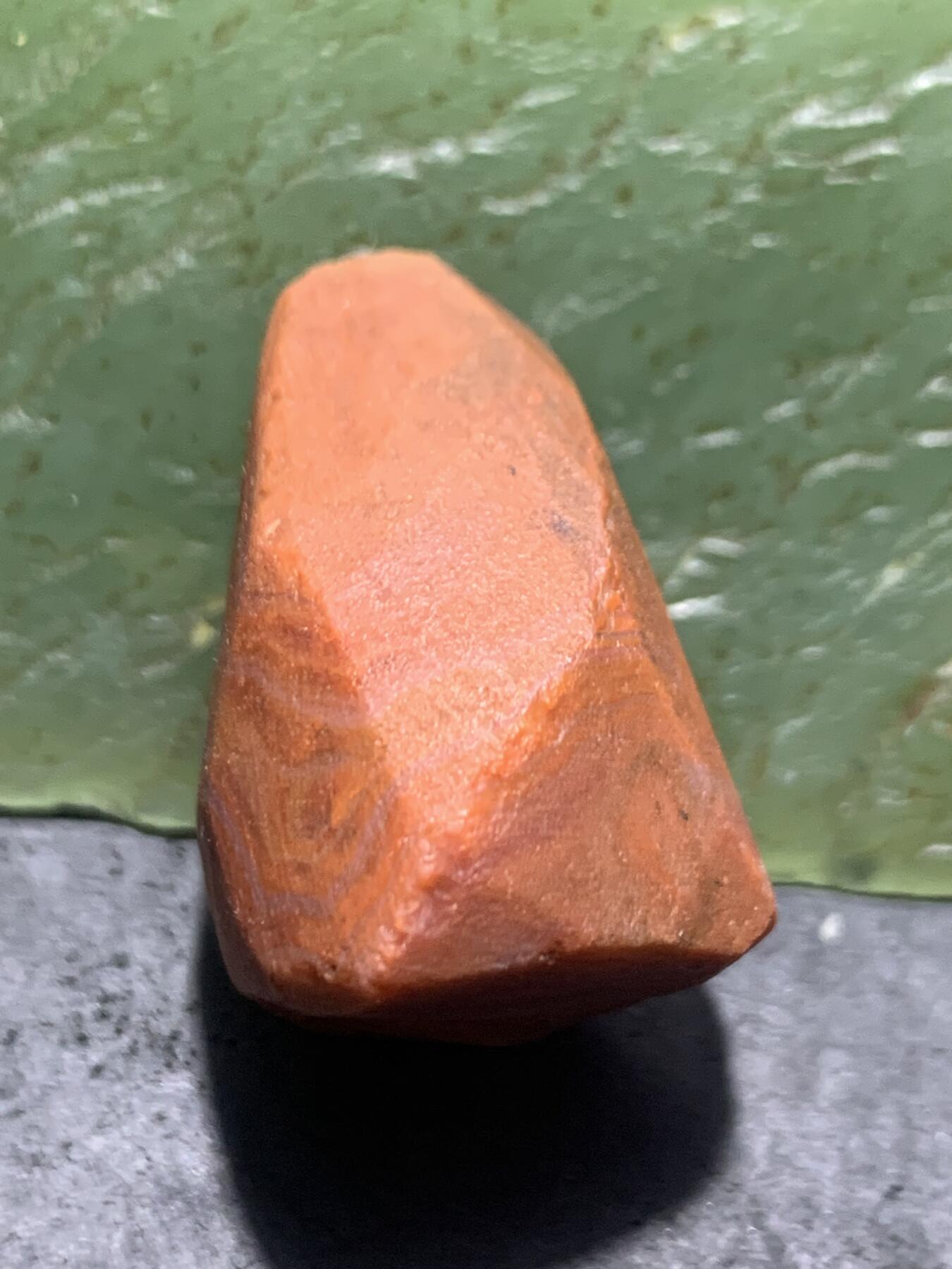 精美天眼纹南红玛瑙明料原石一颗，