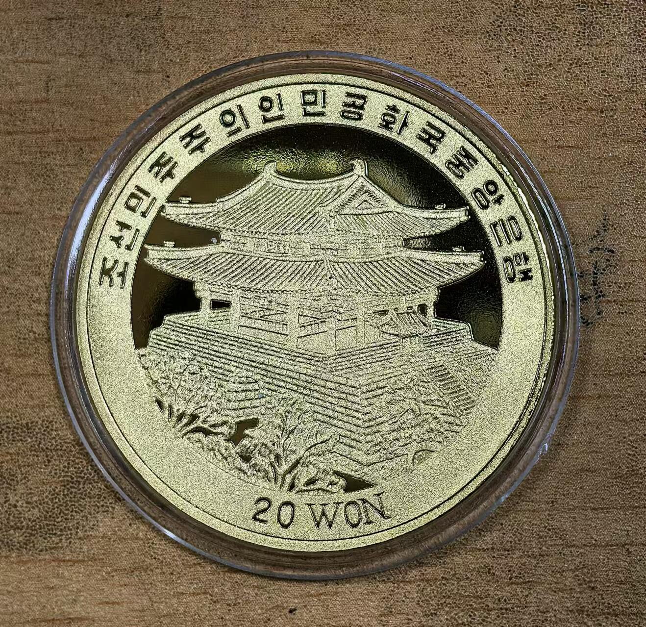 北京马甸外国币专卖微拍第130期，外国非贵金属流通币，纪念币，专场，陆续上新，欢迎关注 2008年朝鲜发行北京奥运会纪念铜币错版币之：铁人三项赛写成三种赛