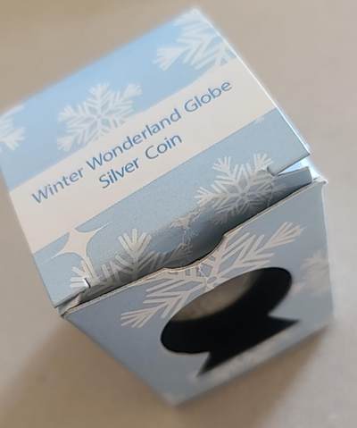 【币将精彩】世界钱币拍卖（2025-11-19） - 库克2019年爱在冬季水晶球银币奥地利制造