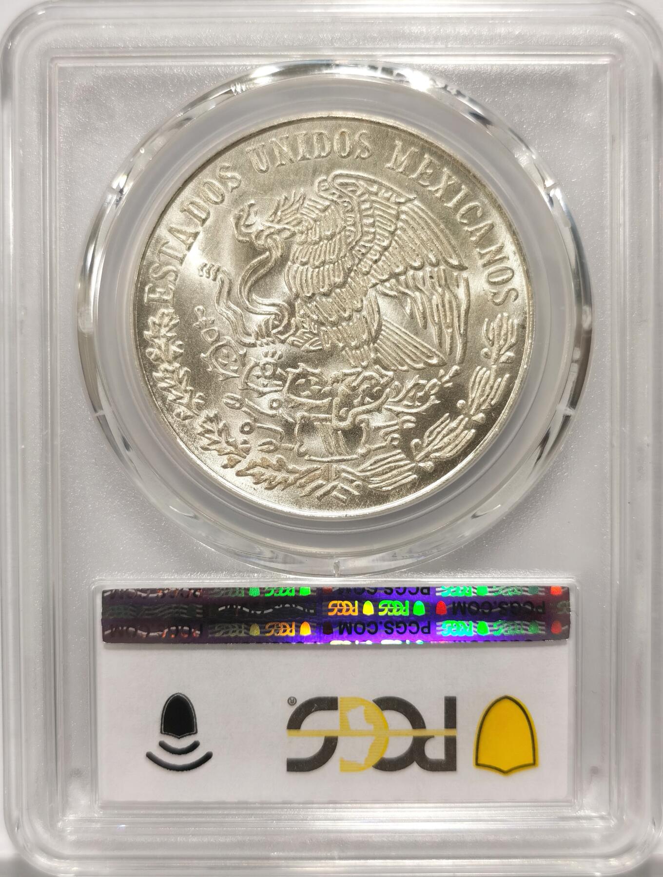 博洋堂世界钱币拍卖第102期（全场包邮） PCGS MS66 墨西哥1972年胡亚雷斯25比索银币，PCGS最高分