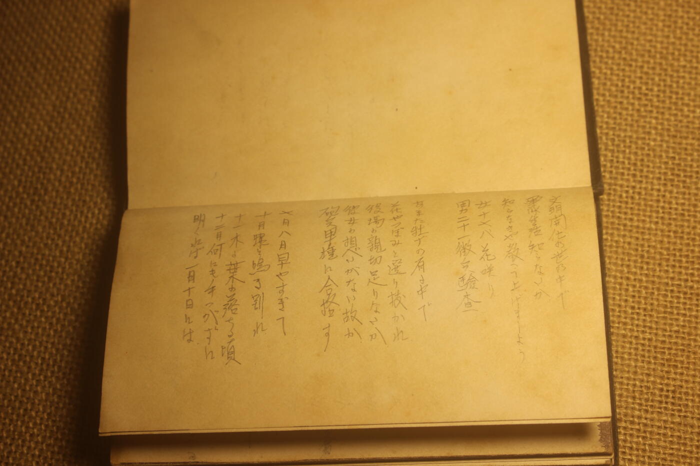 2024.12.10日德主题小拍卖 从军手帖，内页有较多笔记内容，年代久远纸张略有痕迹