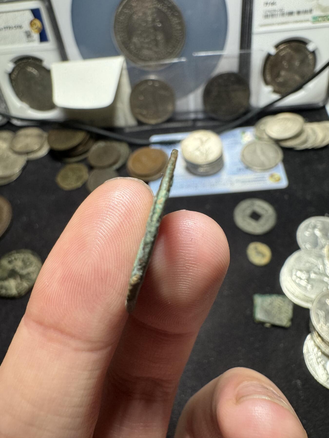 南宋泉阁俄币 外币 国币 专场第二期 突厥汗国 突骑施汗钱 23mm中样 币体轻微不平 包老保真