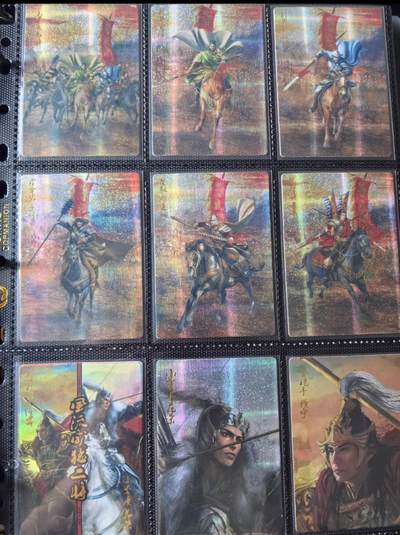 卡玩燎原阿毛奇点各家卡牌 原版纱布闪神绣水浒超值大全套