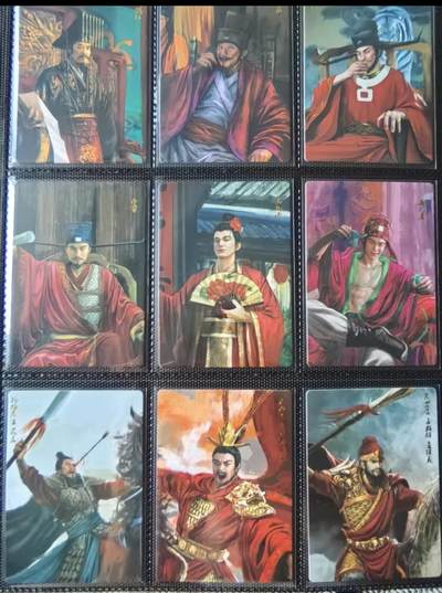 卡玩燎原阿毛奇点各家卡牌 原版纱布闪神绣水浒超值大全套