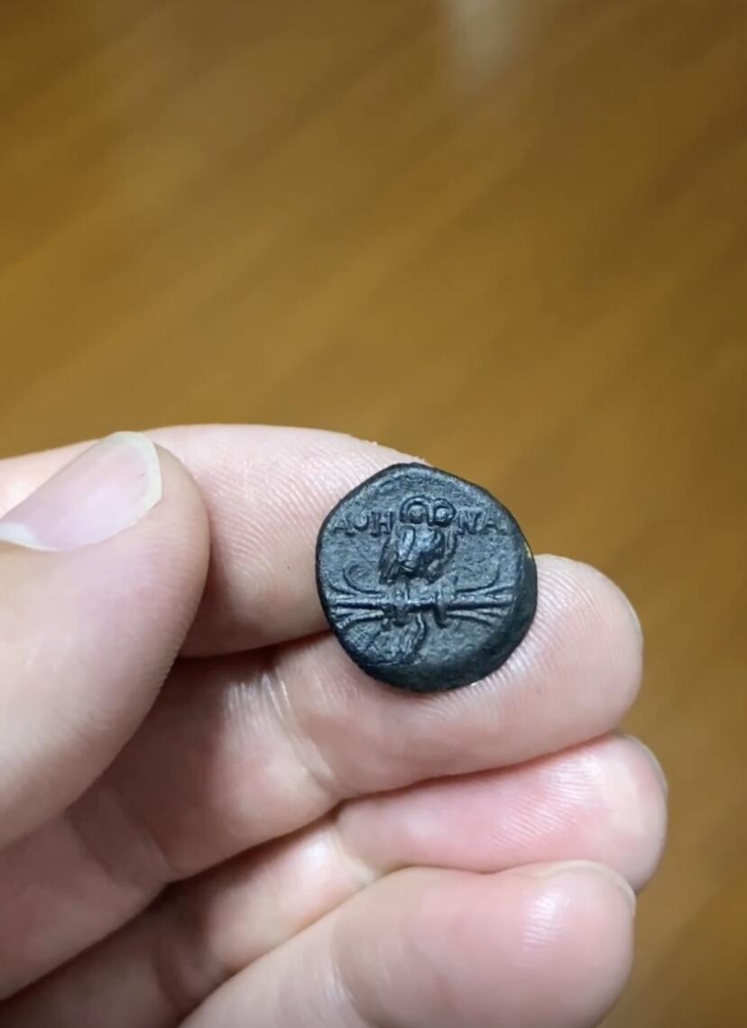 古希腊 雅典娜与猫头鹰，站立在宙斯闪电上的猫头鹰 感兴趣的话点“我想要”和我私聊吧～