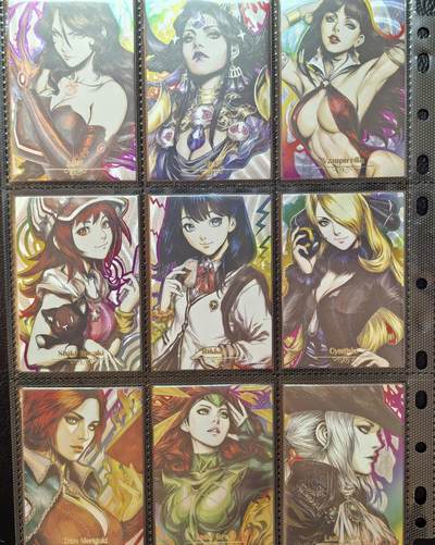 卡玩燎原阿毛奇点各家卡牌 藏无缺璇哥女神卡第二季1-6弹全54张粗闪卡