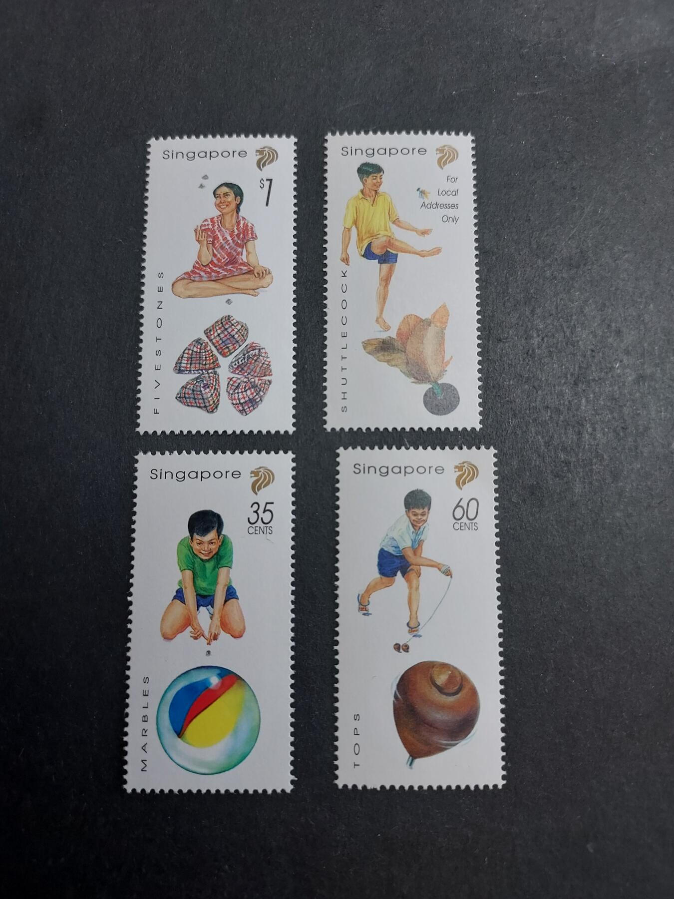 理想集藏/博彦收藏 2月19日邮票专场 新加坡童玩纪念票一套，全新