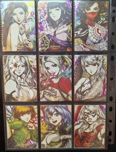 卡玩燎原阿毛奇点各家卡牌 藏无缺璇哥女神卡第二季1-6弹全54张粗闪卡