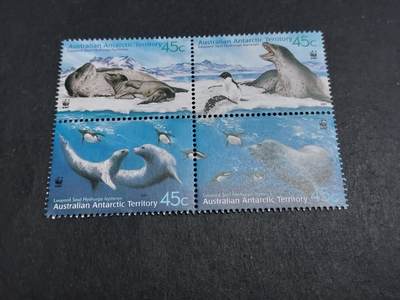 理想集藏/博彦收藏 8月20日邮票专场 S - 外国WWF 海洋生物新全 全新