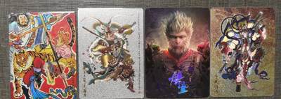 卡玩燎原阿毛奇点各家卡牌 戴敦邦美猴王粗闪+超级梦罗汉斗悟空彩闪+友米斗战胜佛粗闪+樱桃玩卡天命人彩闪