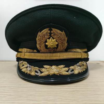 全场0元起拍 第216期 咸鱼国勋章拍卖专场 12月11日（周三）下午6：00开始 - 稀少 日本皇宫警察皇宫护卫官礼服大檐帽 55CM 日本官帽株式会社制