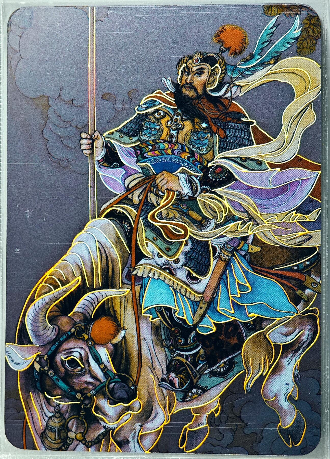 白泽拍卖卡牌手绘专场第10期（精品大拍） 2023 启读文化 施振广封神演义4张 1克银卡