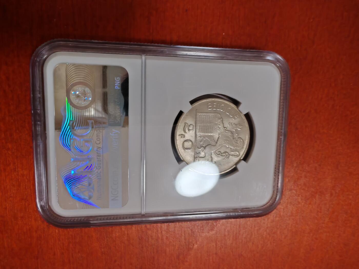 长老汇龙年精选第三十五场拍卖 1953 比利时商业神20法郎银币，NGC MS63分，法语版，季军分，更高分仅有4枚