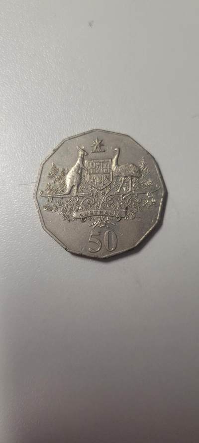 2024第二十三期 澳大利亚50分纪念币 2001年联邦建立100年 