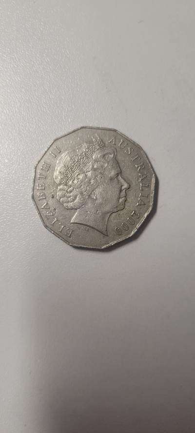 2024第二十三期 澳大利亚2000年千禧年50分纪念币