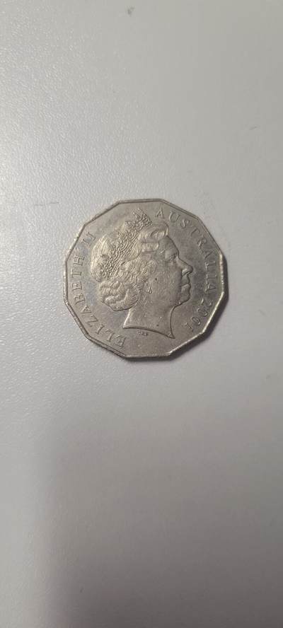 2024第二十三期 澳大利亚50分纪念币 2001年联邦建立100年 