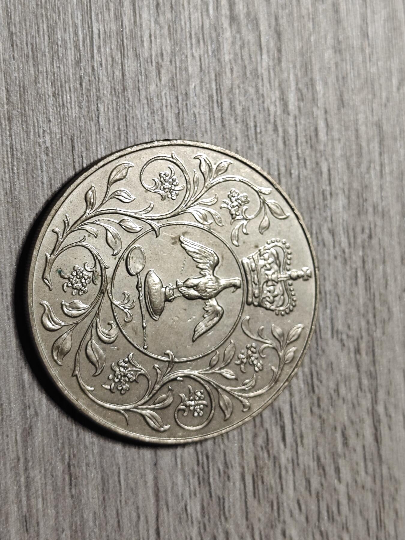 小小杂货铺16期，英系硬币、银币专场（无佣金） 克朗型 女王登基25周年纪念币