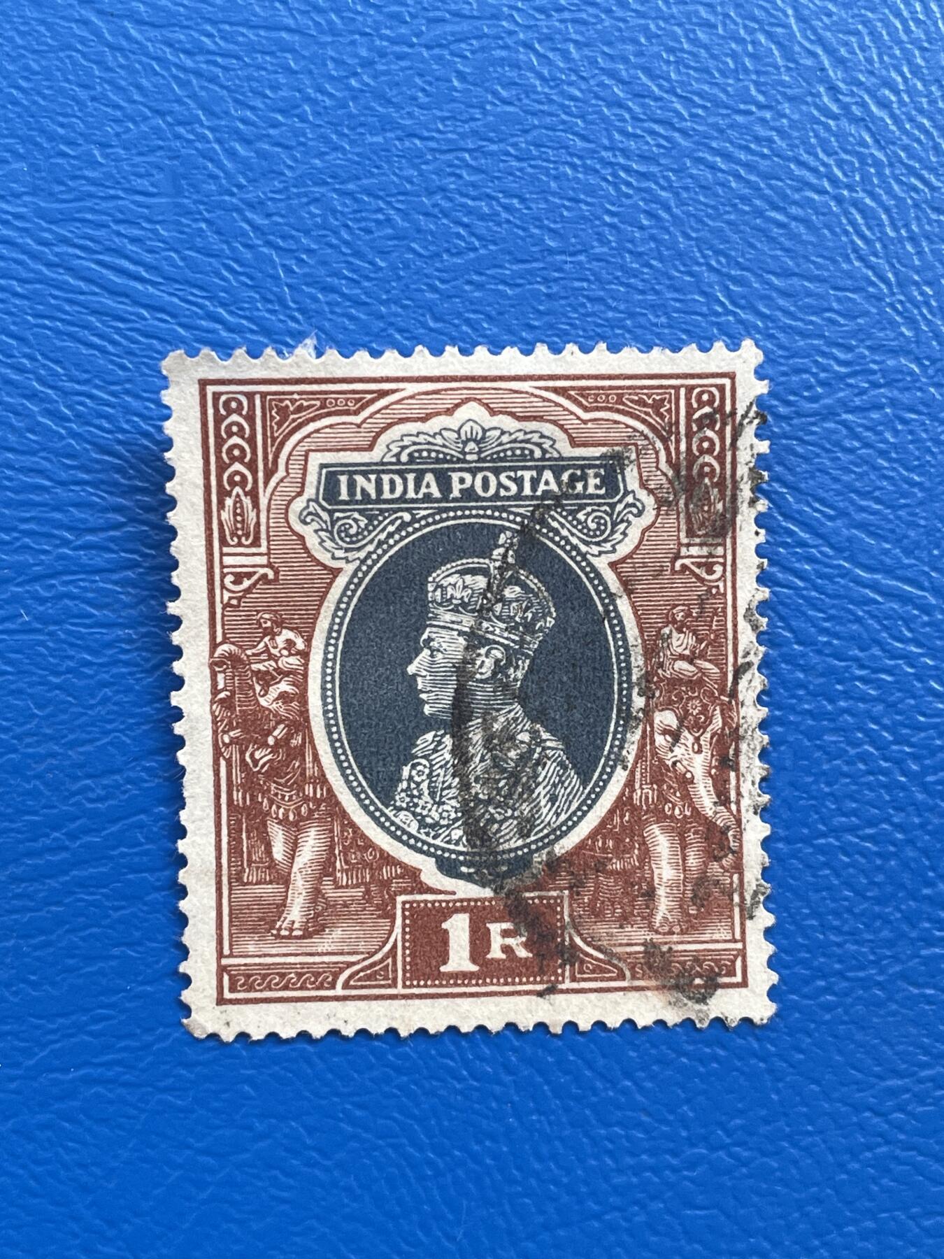 金银花邮币世界老邮票专场 无佣金  印度🇮🇳老邮票一枚