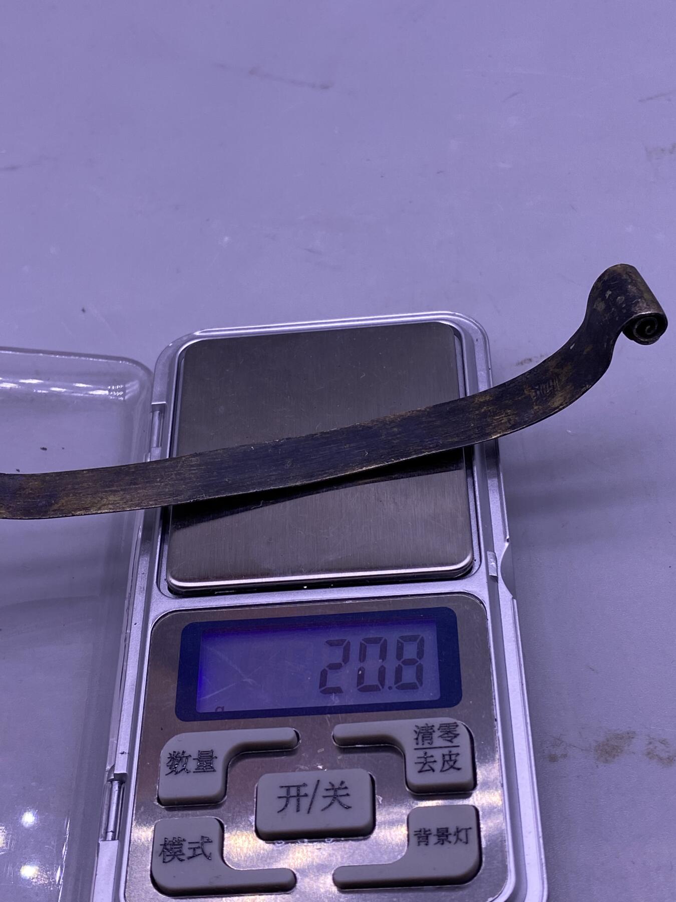 老银鎏金福寿花卉簪子，尺寸12.6厘米，有款，品相如图，500包快递