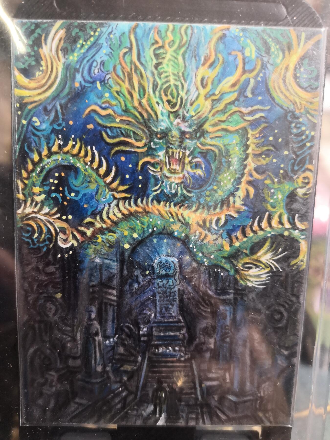 阳大大卡牌超级大甩拍第30期（固定周五晚上八点截拍，持续收拍品，进群福利早知道） 【手绘卡】老九门  知名画师果冻  古墓龙棺