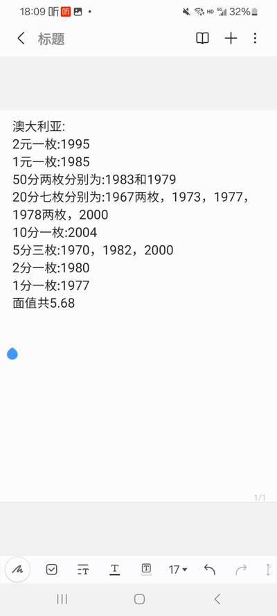 2024第二十三期 澳大利亚散币5.68元