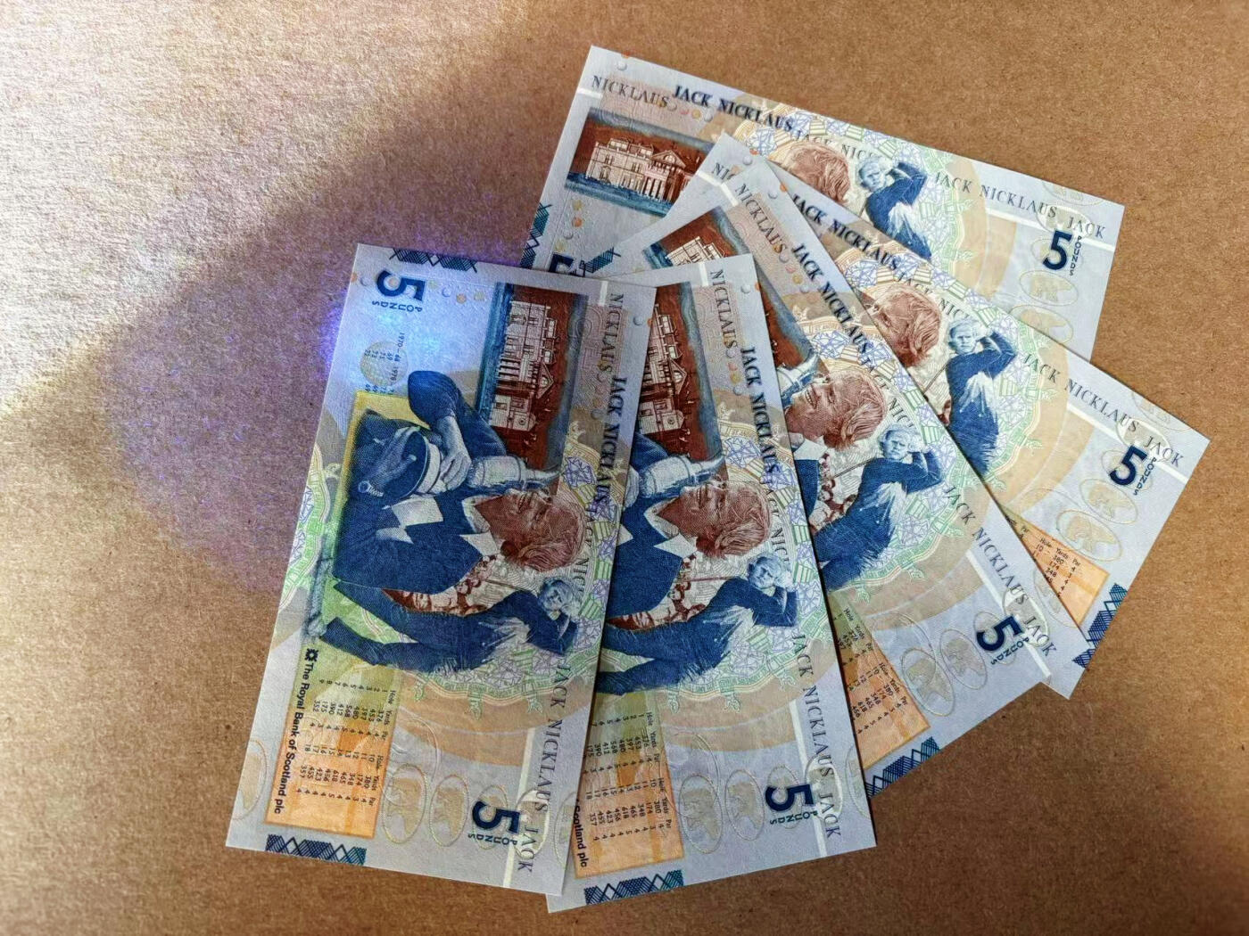 【Blue Auction】✨世界纸币精拍第594期【精】 【一组5张】苏格兰 2005年5镑 UNC-